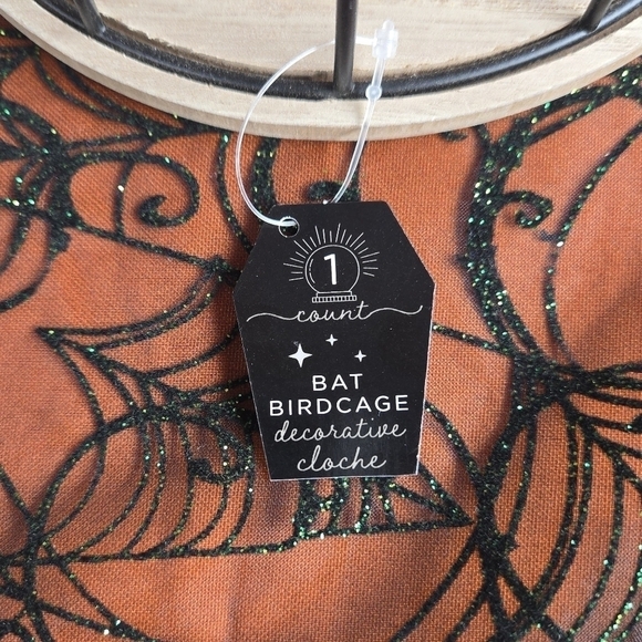 Bat Birdcage Decorative Cloche - Picture 3 of 8